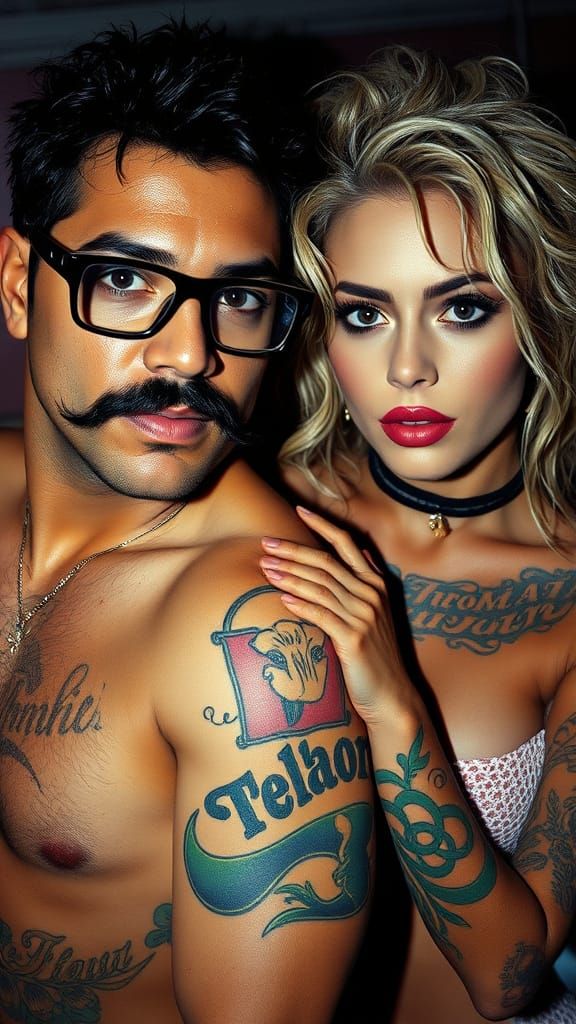 Miami Vice Style Portrait with Flash Photography