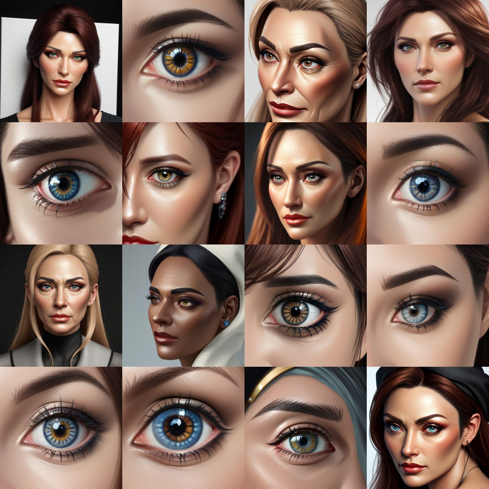 Hyperrealistic Close-up Portrait in Vivid Detail