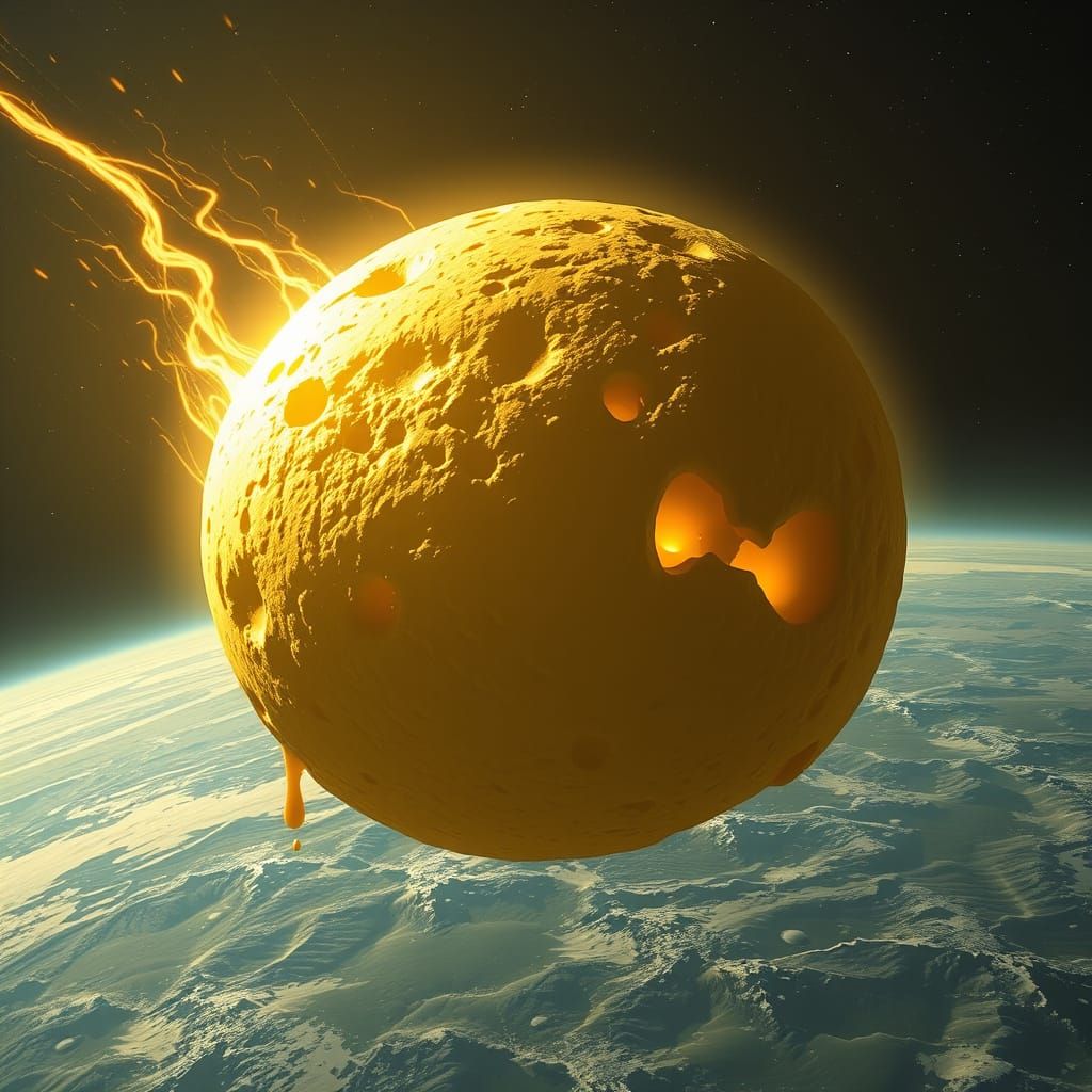 Cheese Meteor Destined to Collide with Earth