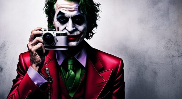 Joker Portrait Inspired by The Killing Joke Comic