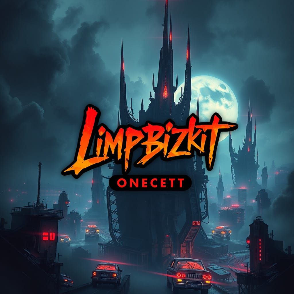 Epic Cyberpunk Concert Flyer