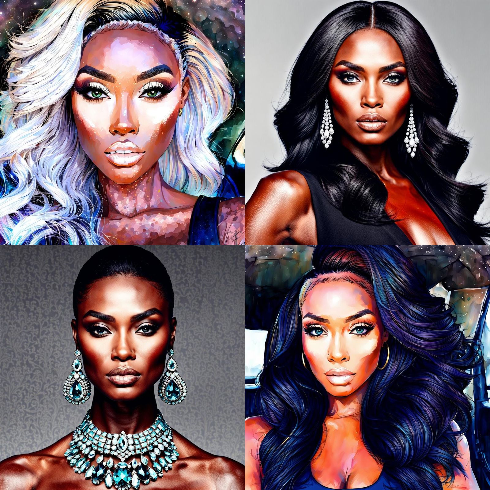 Flawless AI-Generated Face