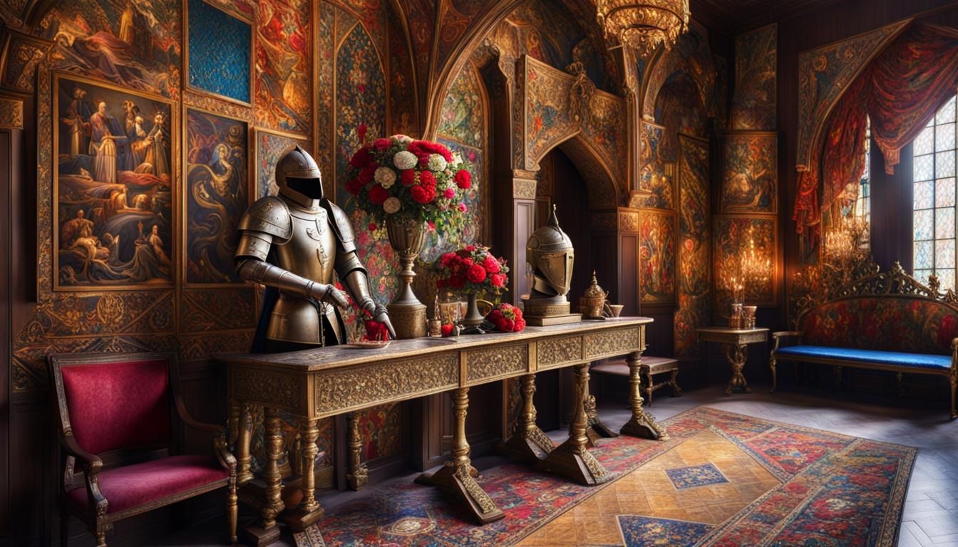 Art Medieval Hall Deco Inspired