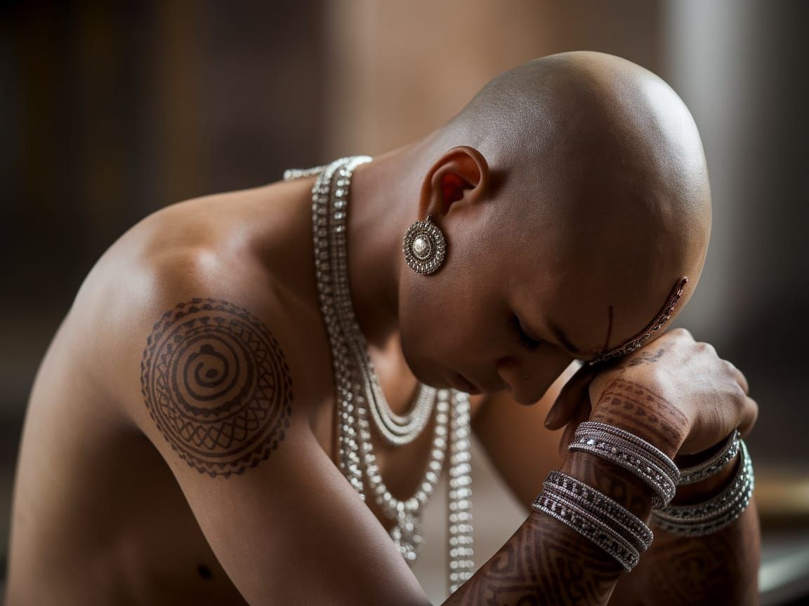 Indian Sissy Male in Shameful Devotion