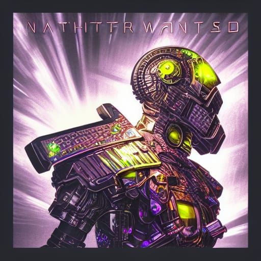 Shattered Obsidian Nanotech Punk Album Cover