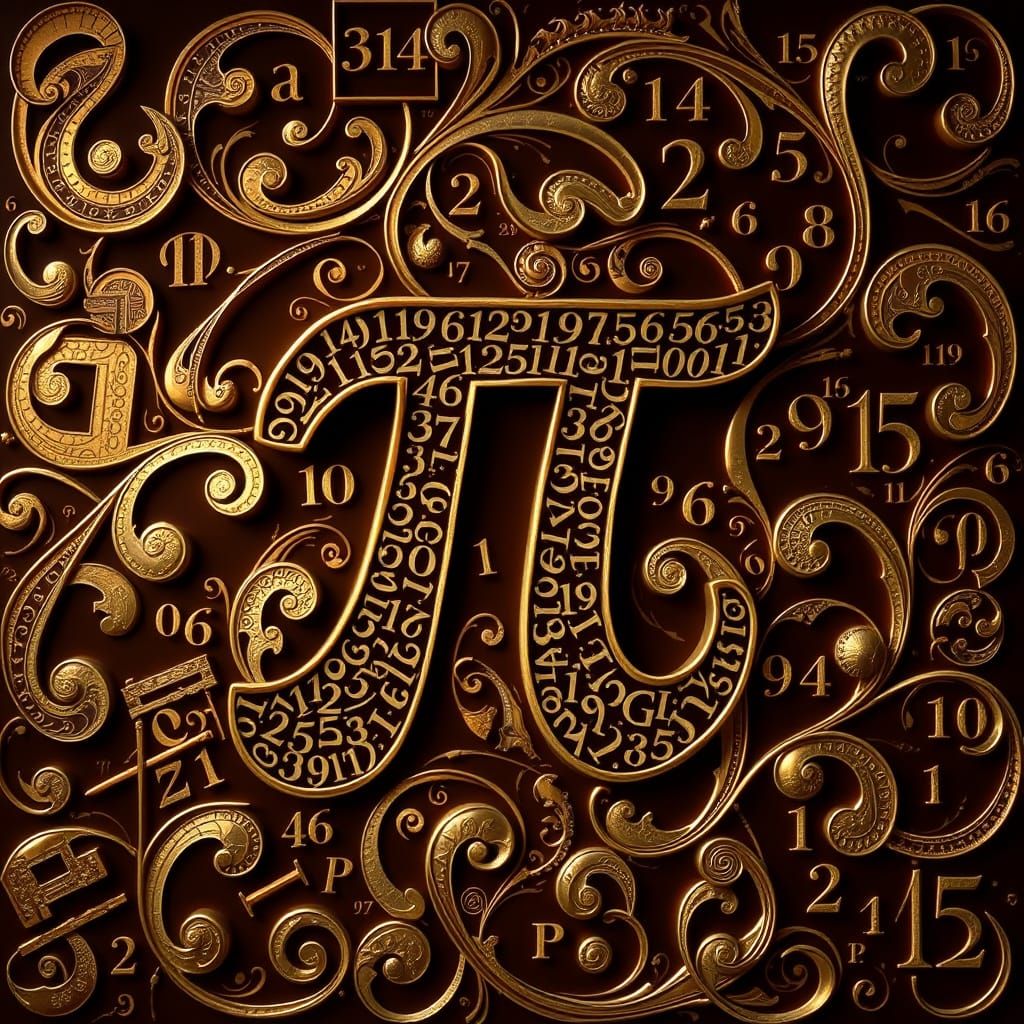 Lettering only 3.141592653589793238462643