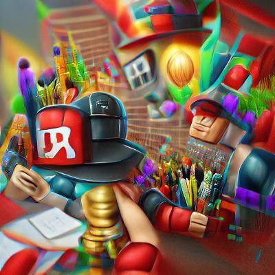 Detailed 3D Roblox Digital Illustration