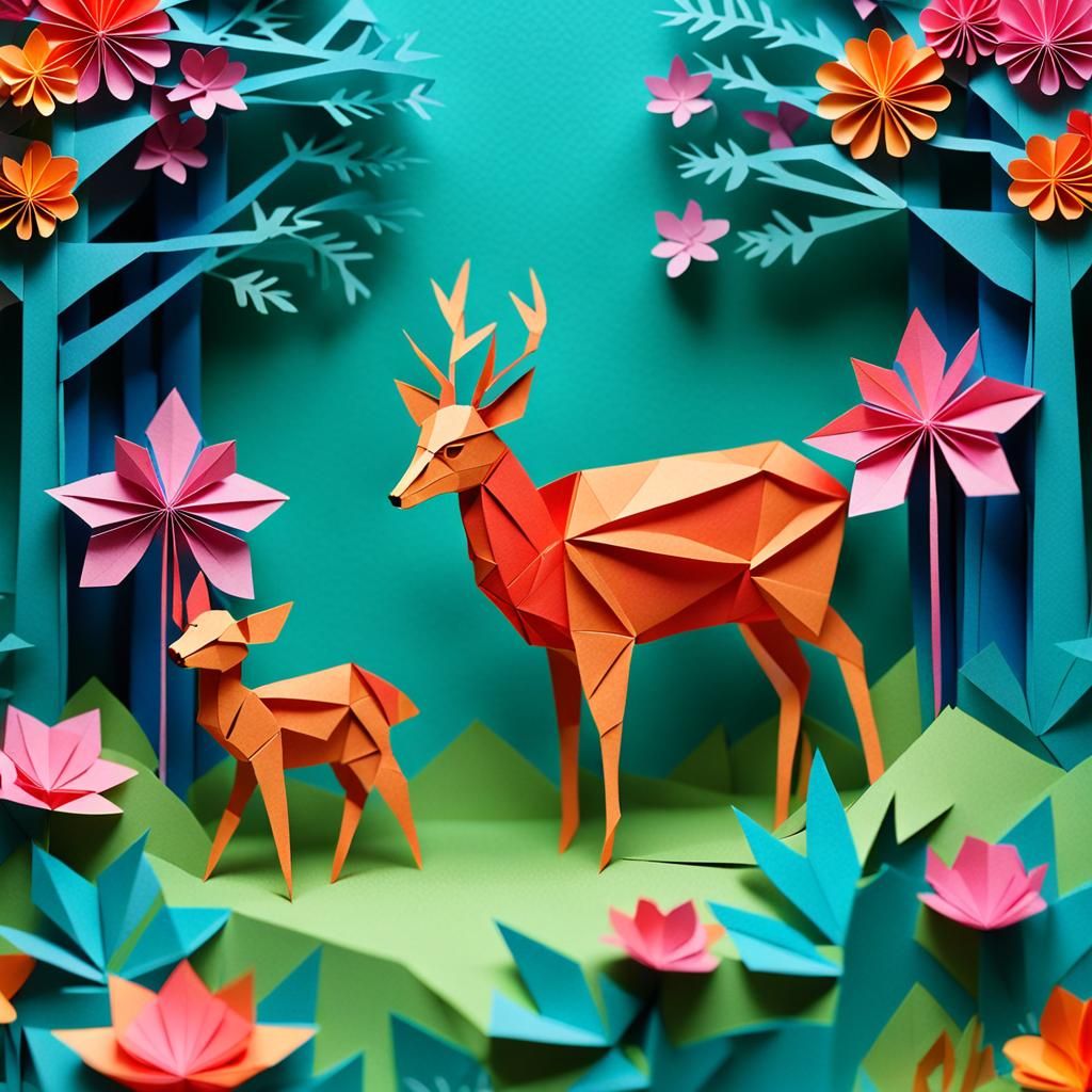 Kirigama paper art #5