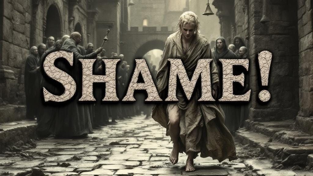 Cersei's Walk of Atonement: Renaissance-Inspired Art