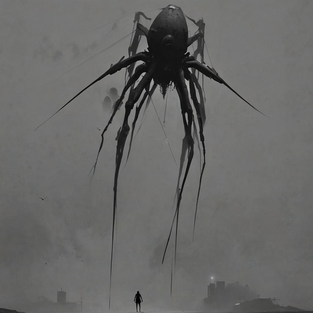 Grimdark Dystopian Scene