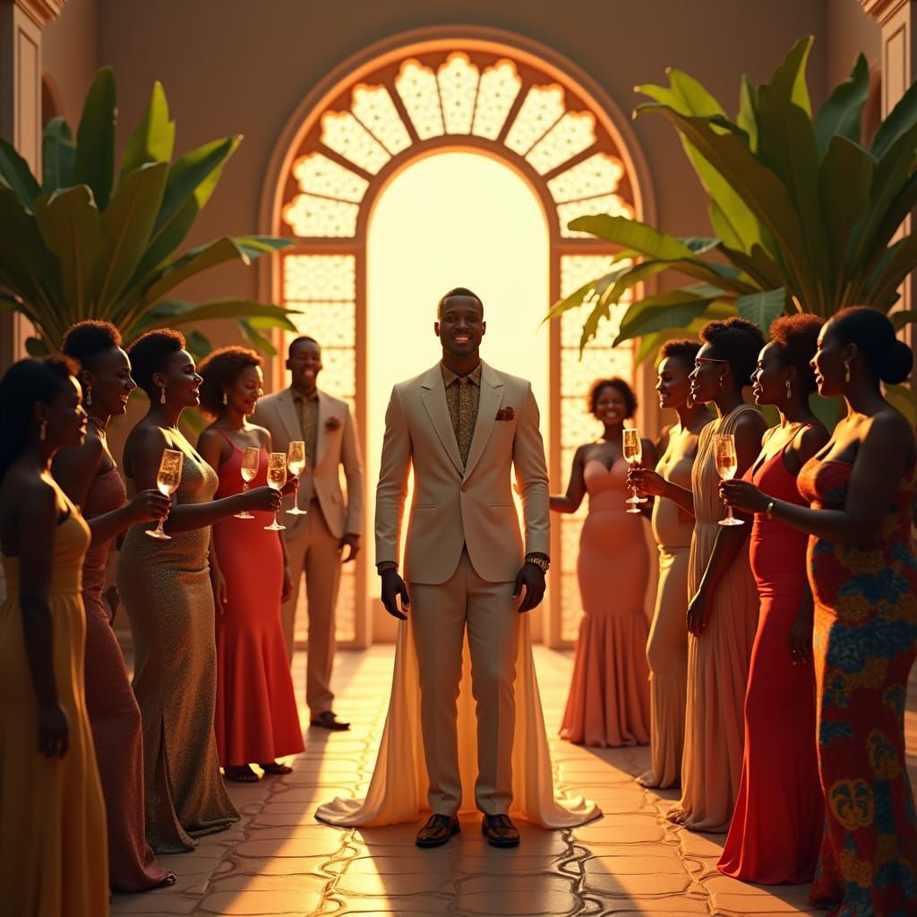 Opulent Celebration in Ikoyi Lagos Mansion