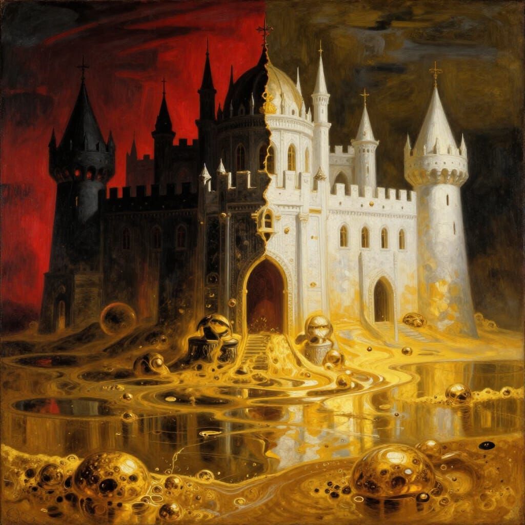 Divided Kingdom Sinks in Molten Gold Quicksand