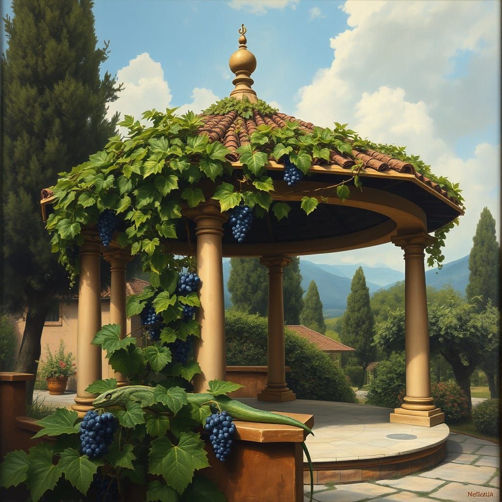 italian garden 🦎🍇🥦