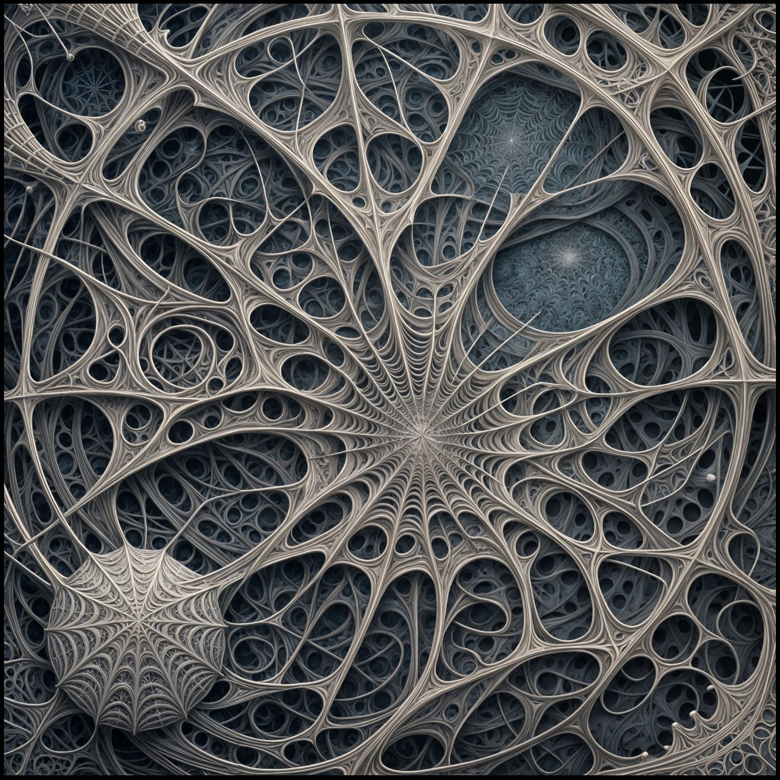 Fractals in a Spiderweb Aesthetic