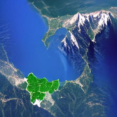 Scenic Landscape of Yamanashi Prefecture, Japan