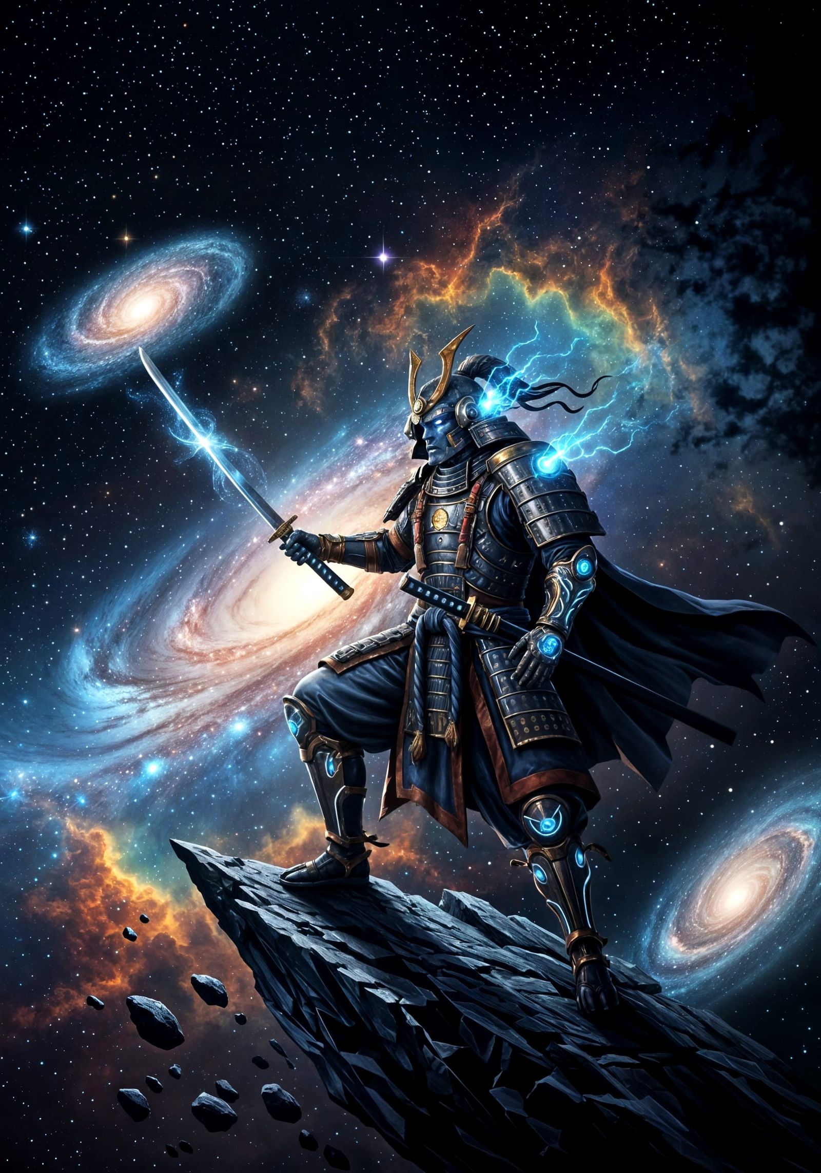 Cosmic Samurai Defends Universe Among Distant Galaxies