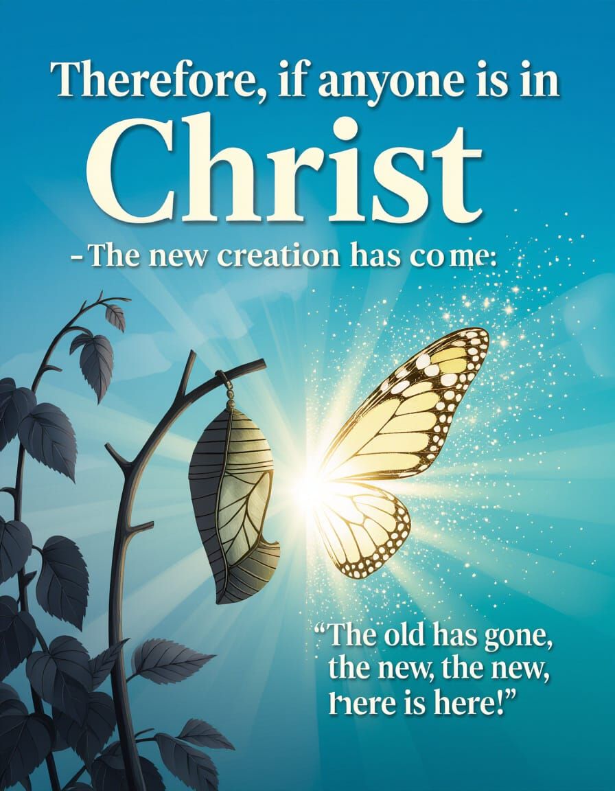 New Creation Metamorphosis: Old Gone, New Here