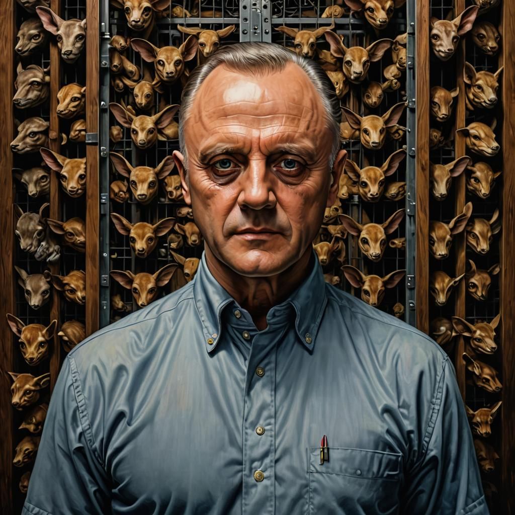 Anthony Hopkins as Hannibal Lecter Portrait