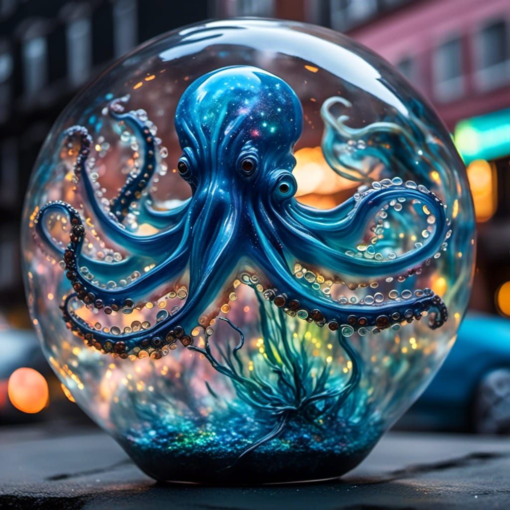Cosmic Glass Octopus II