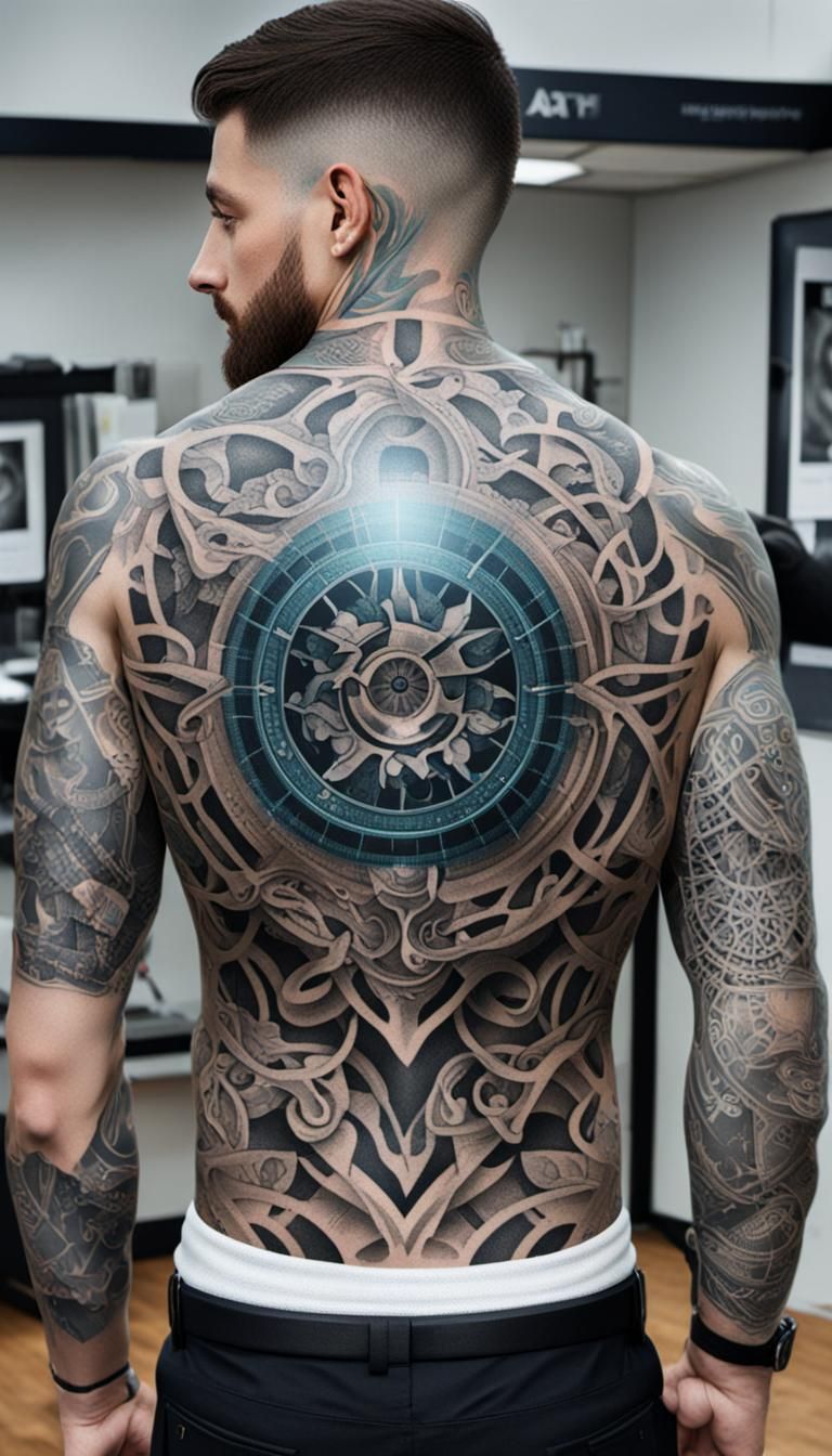 AR App Interface for Tattoo Scanning