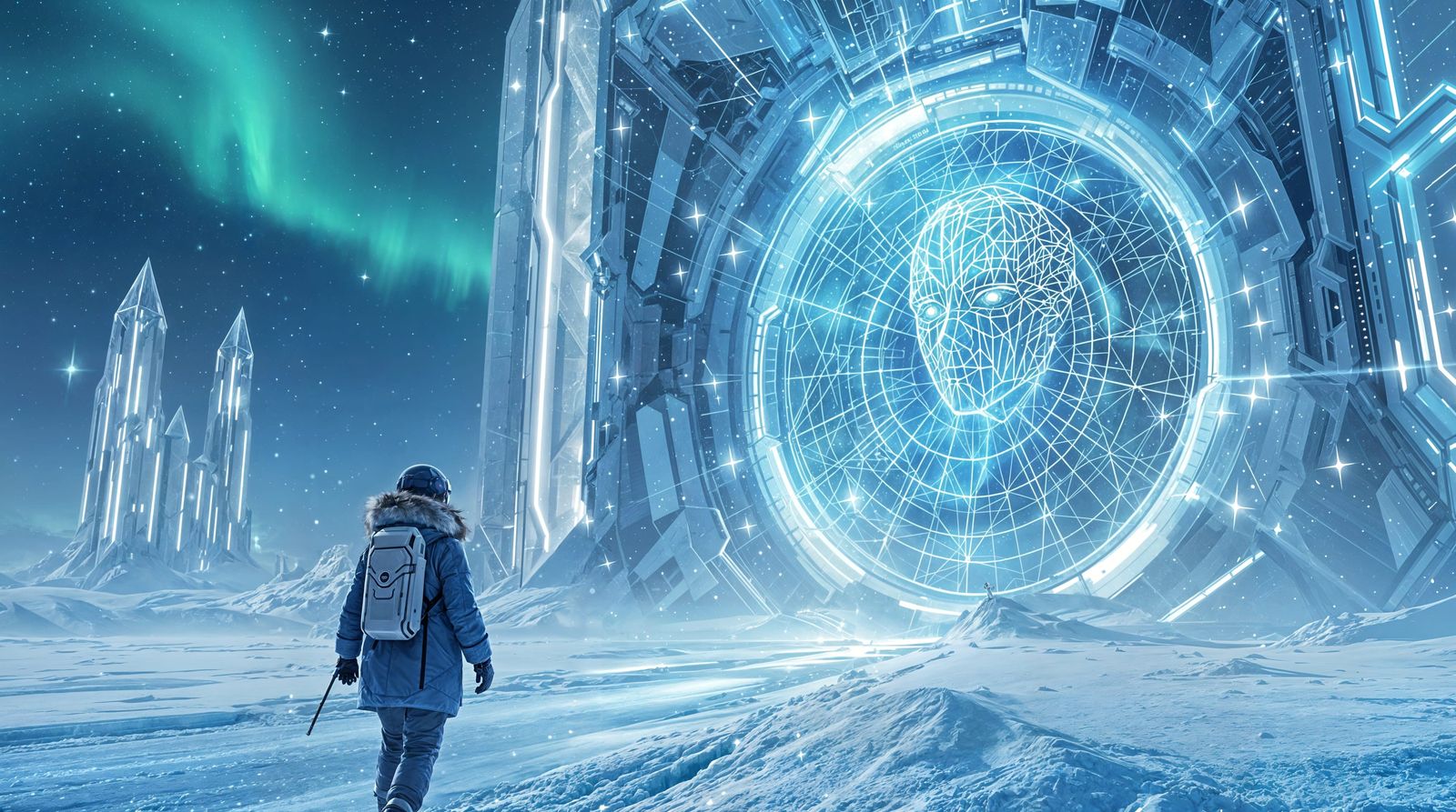 Gerda at Snow Queen AI's Cyber Data-Sanctum