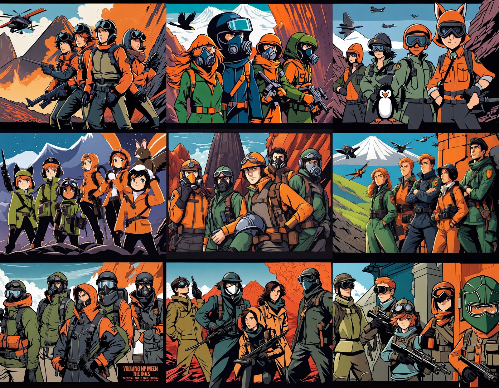 Animal-Themed Heroes Unite Against The Gas Mask