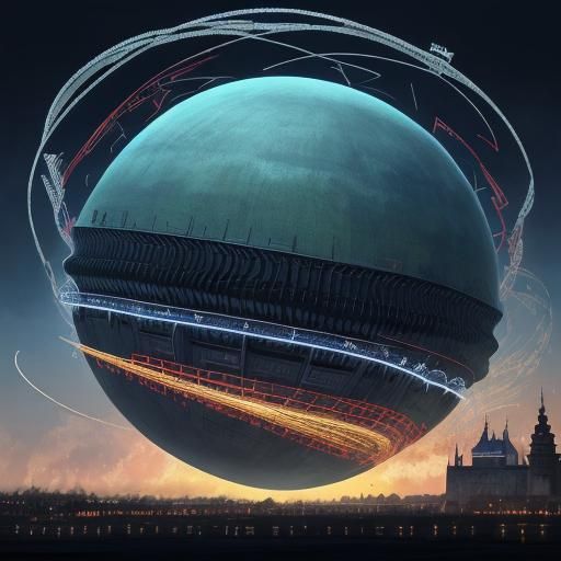 Surreal Nano Artists in Futuristic Cityscape