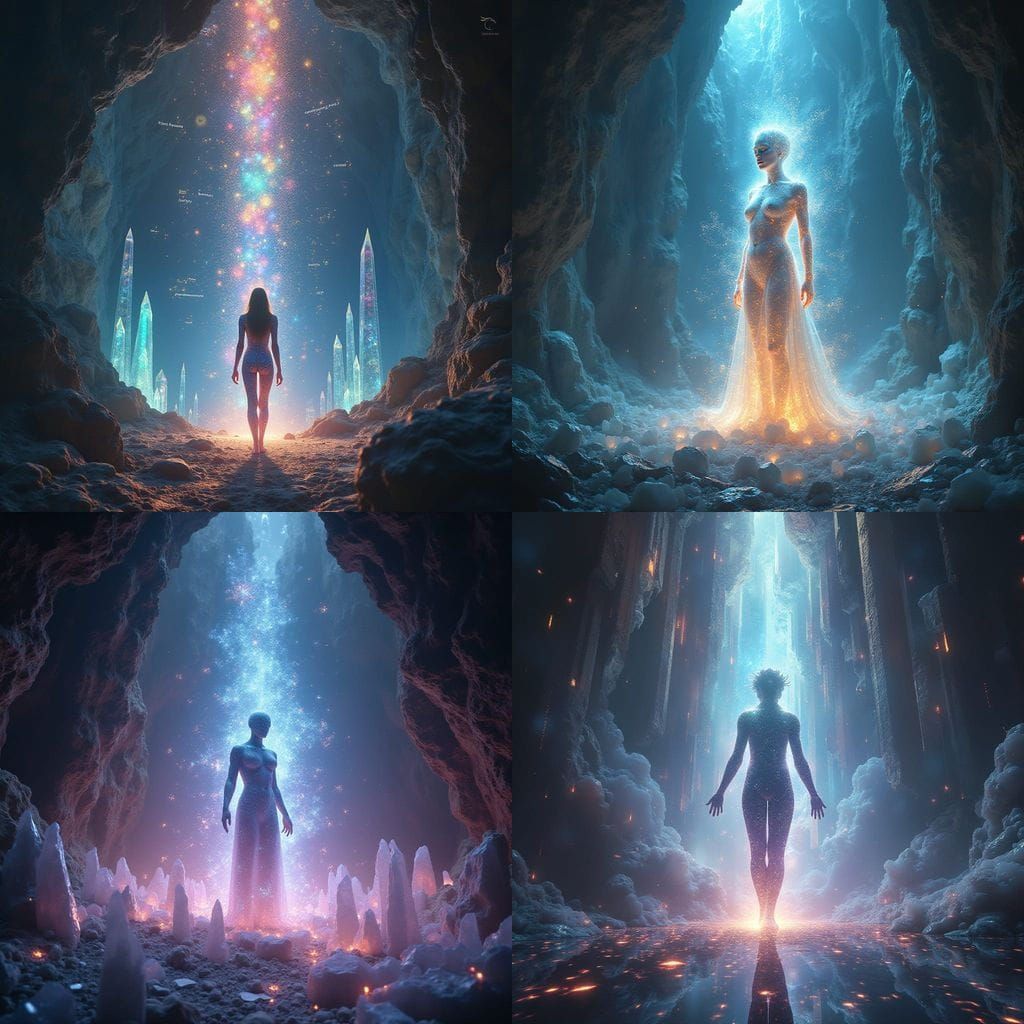 Digital Oracle Manifests in Crystal Cavern of Light and Soun...