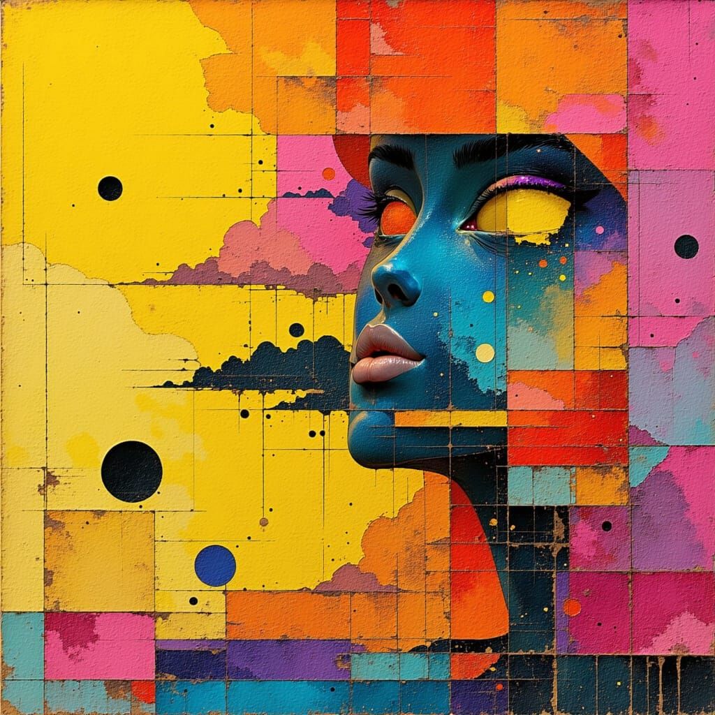 Baroque Maximalism Abstract Identity Dismantling