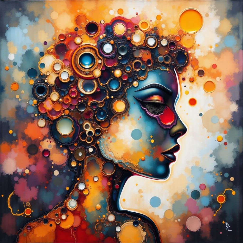 Surreal Coffee Stain Art