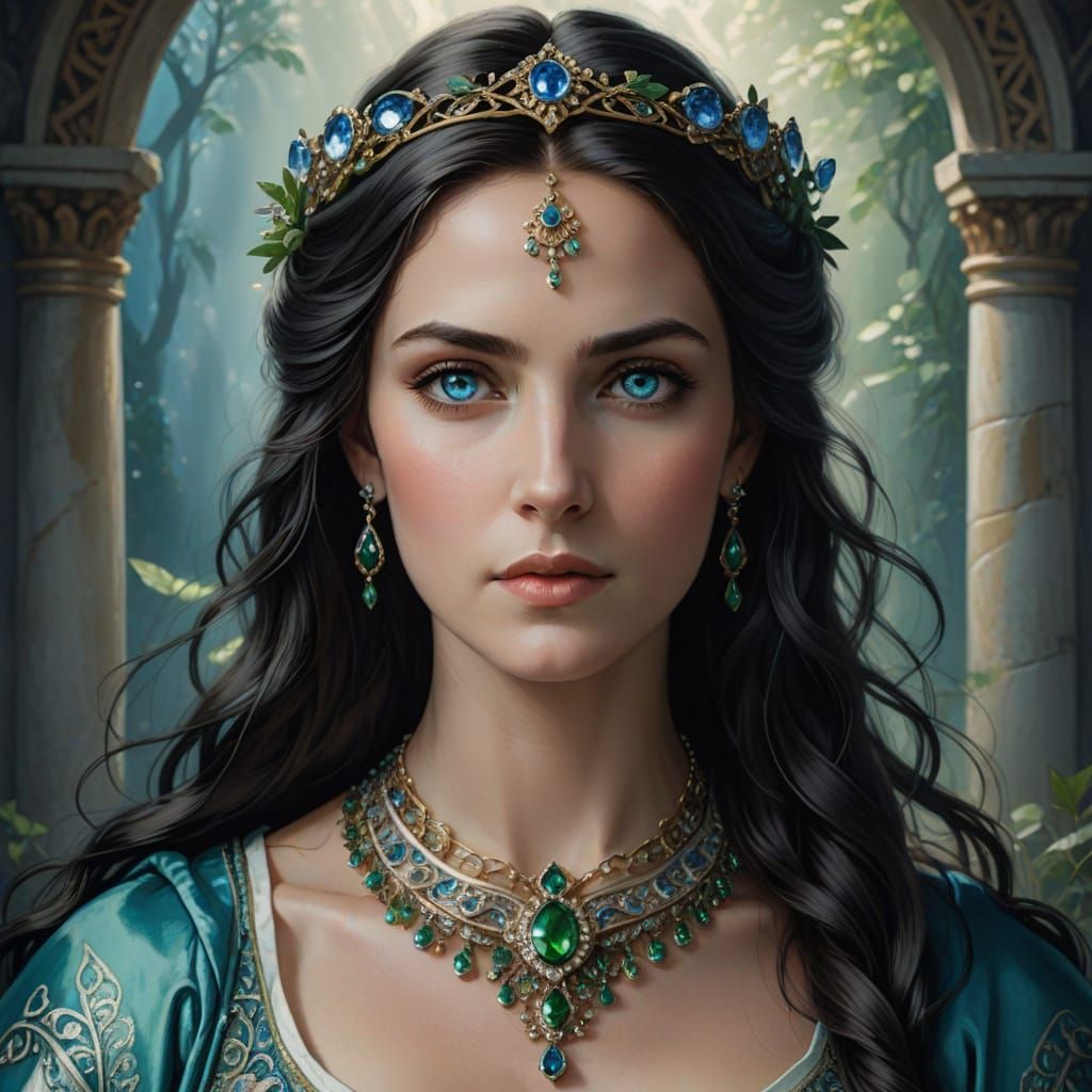 Aletheia, Goddess of Truth: Detailed Portrait