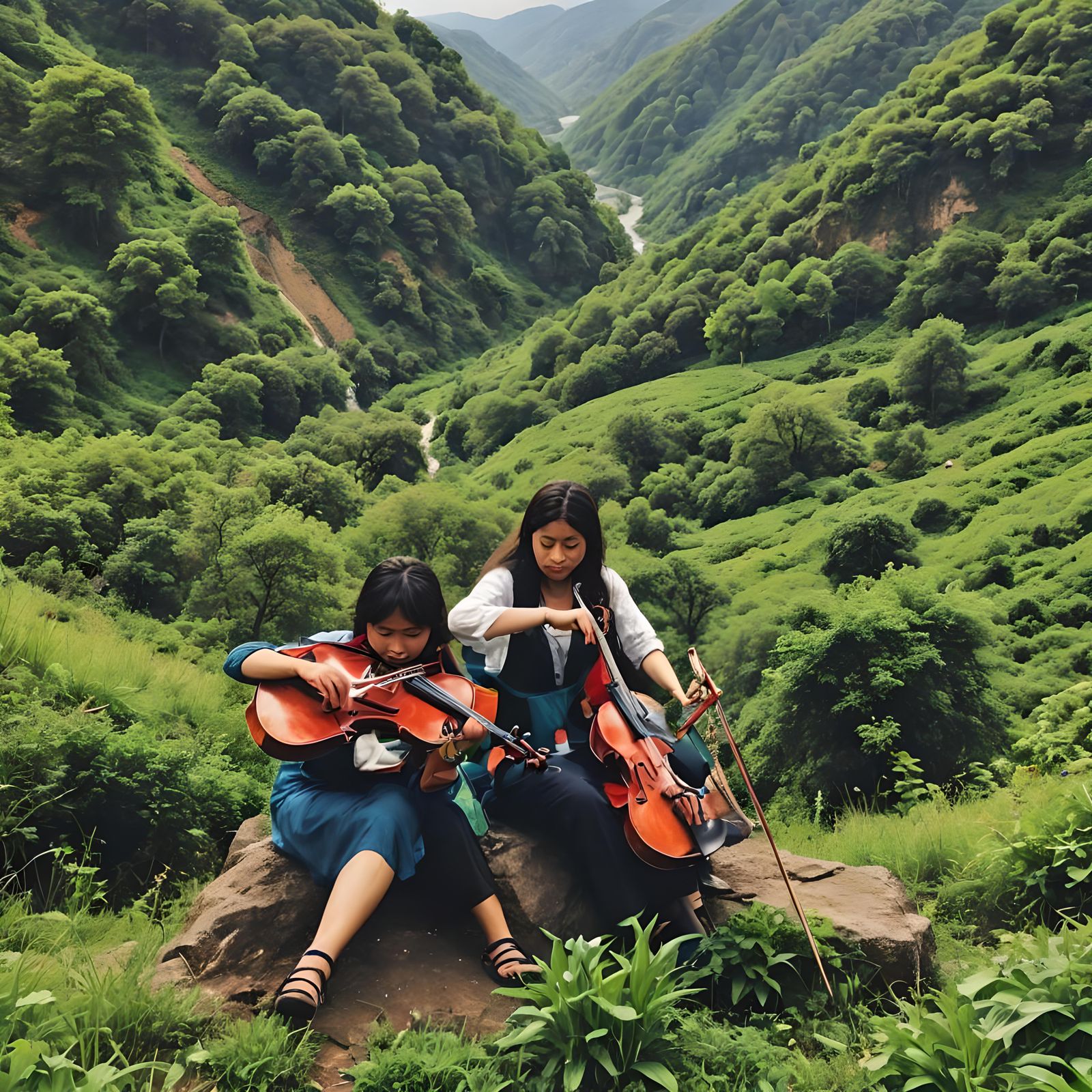 Ecological Harmony: A Fantastical Vision in Matte Painting