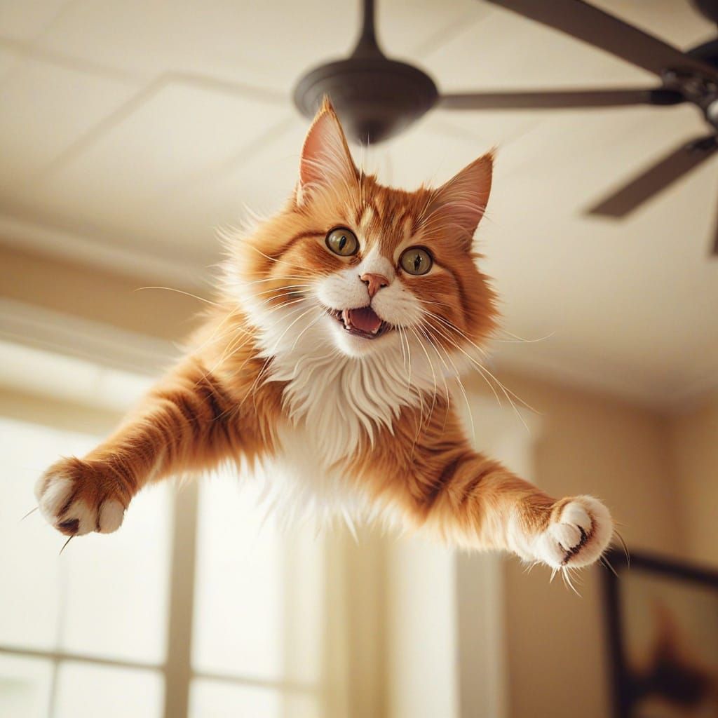 Flying Cat