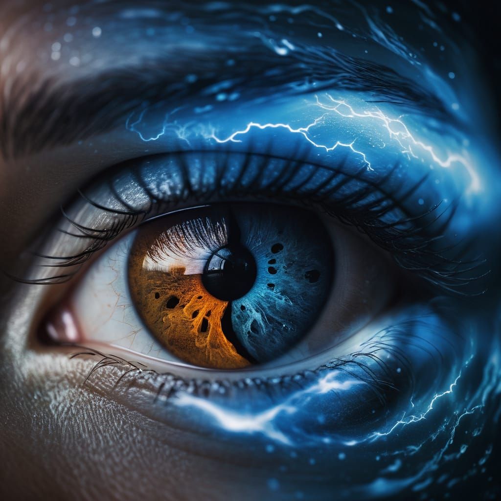 Yin Yang in Perfect Harmony within the Storm's Eye