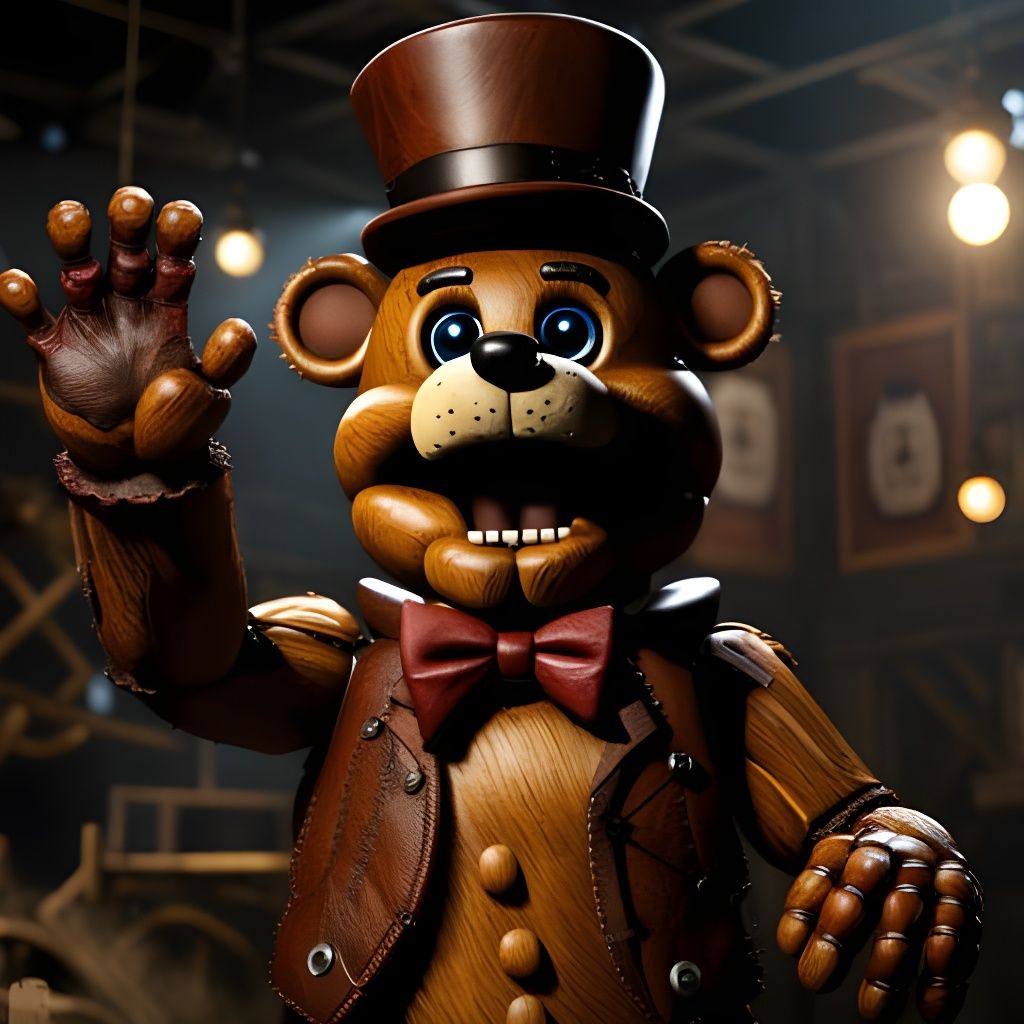 Animatronic Figure Generated by AI