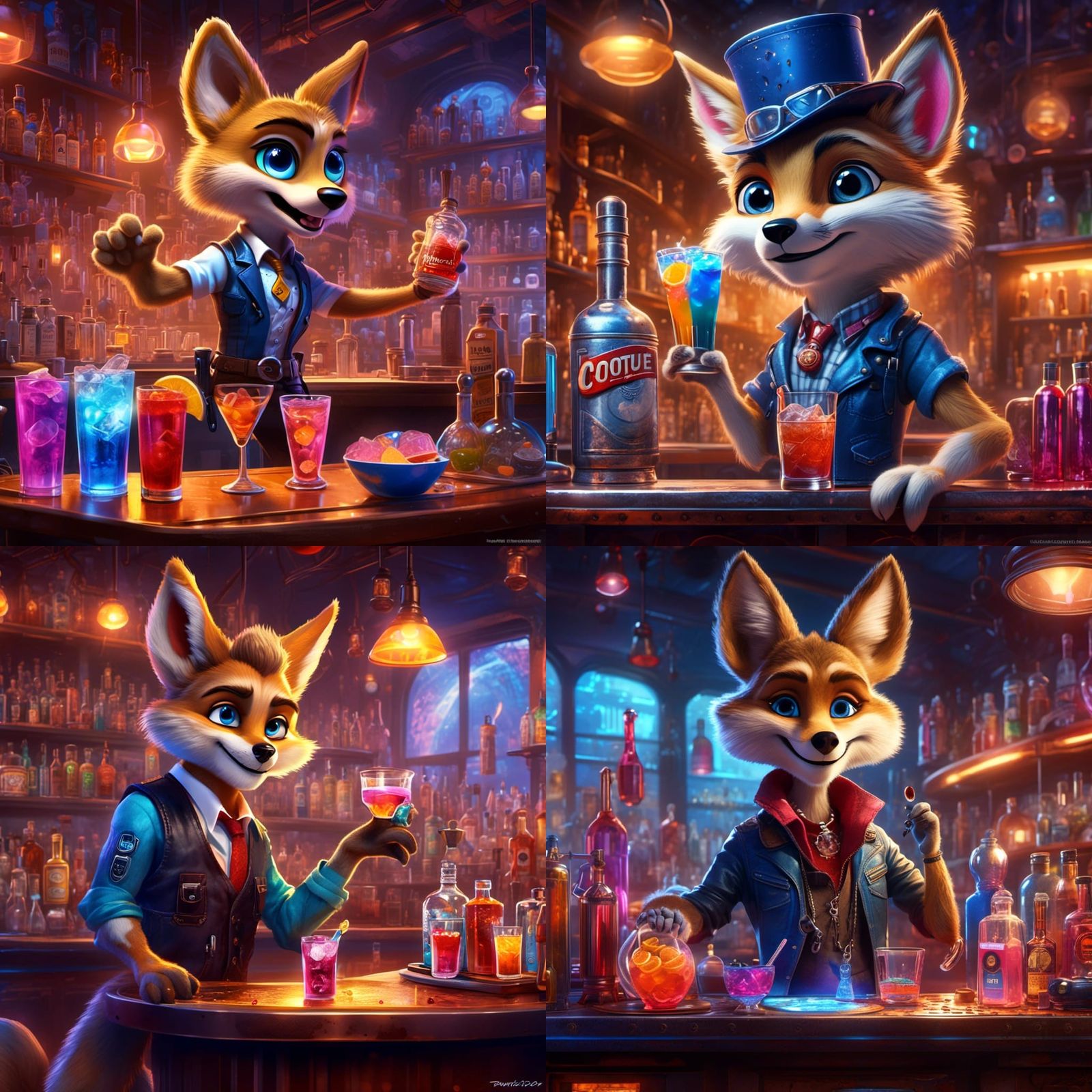 smiling coyote ugly bar