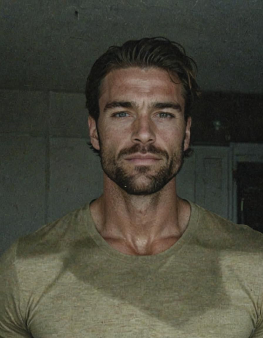 Handsome Athletic Man Portrait