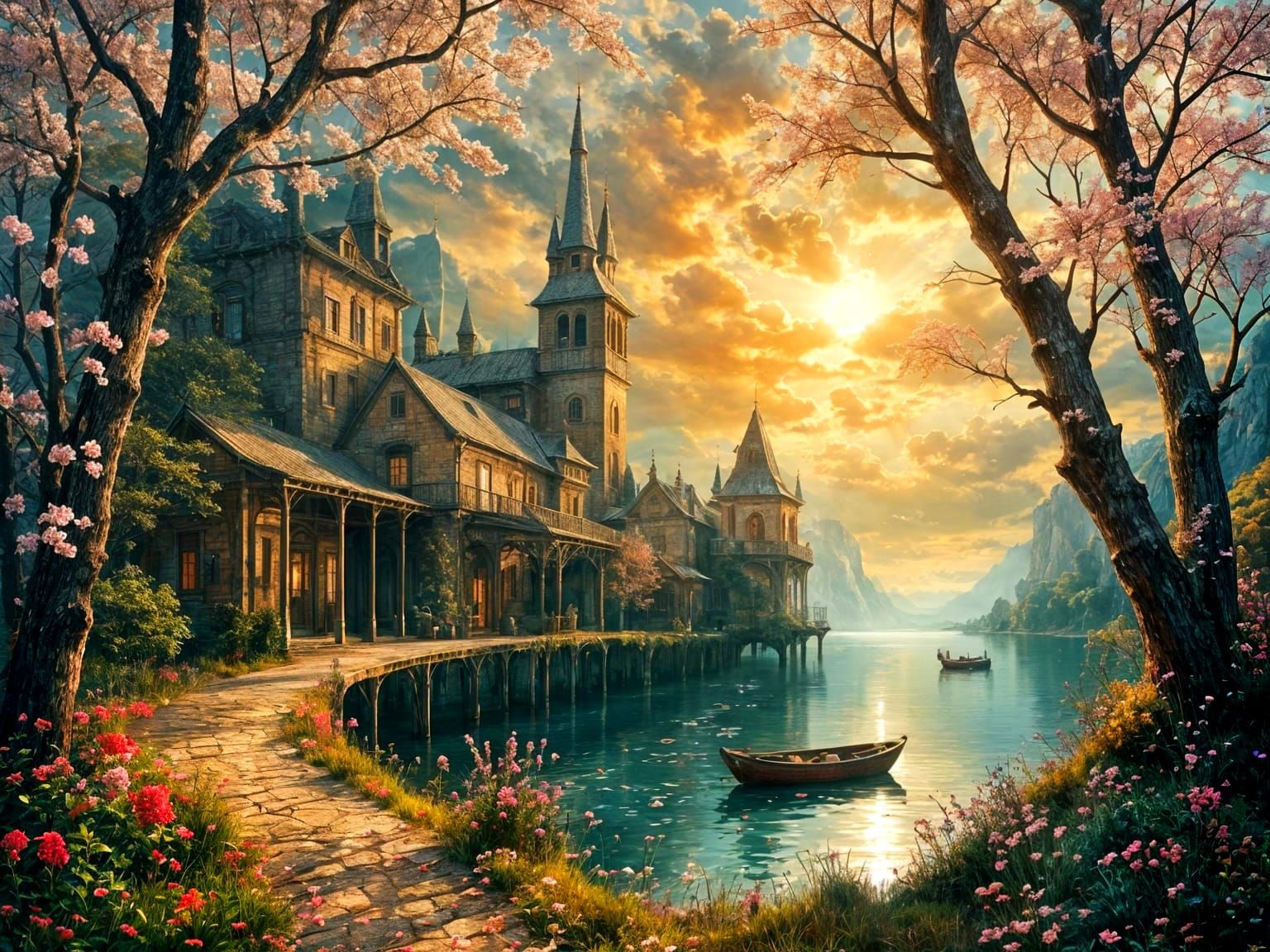 The enchanted cove - open prompt