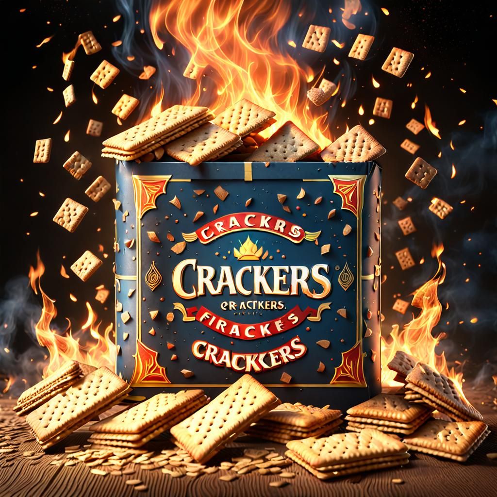 Crackers on Fire: Detailed Matte Painting