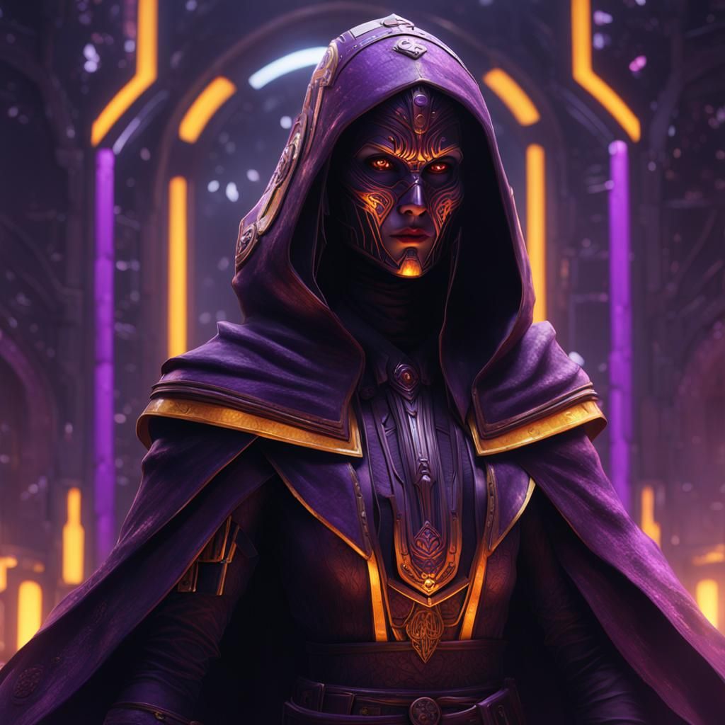 Detailed Female Sith Warrior Concept Art