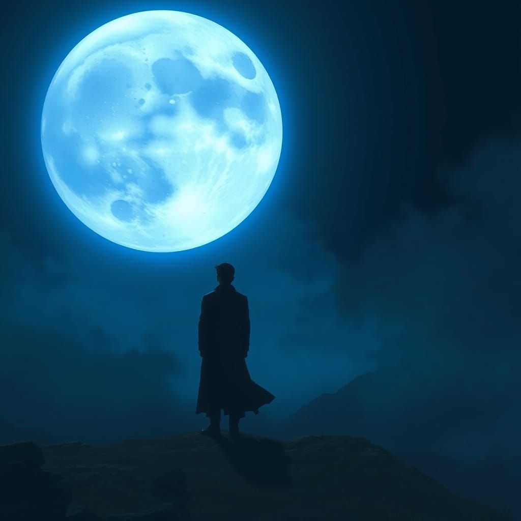 Songtext:
Blue moon, you saw me standing alone
Without a dre...