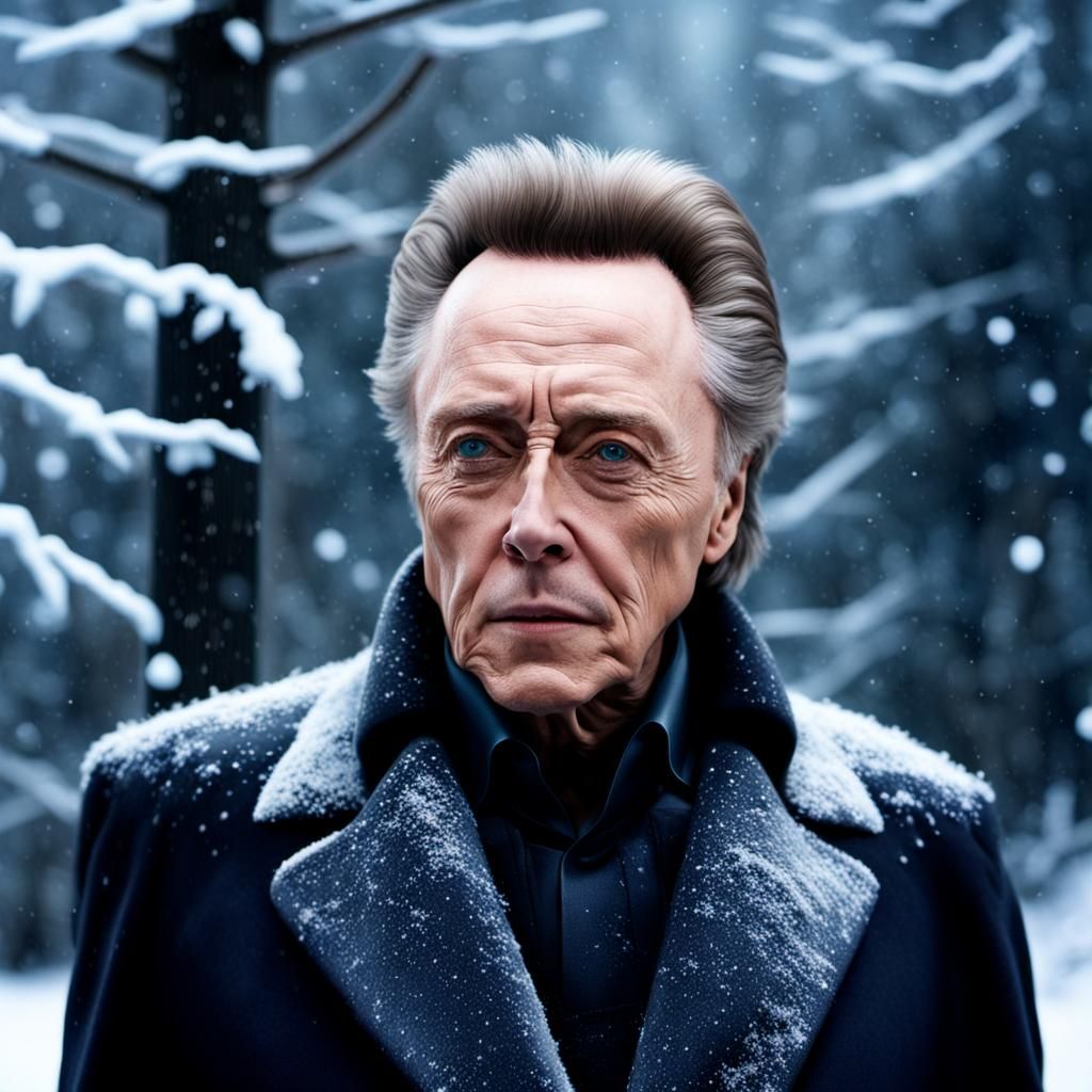 Walken in a Winter Wonderland Scene