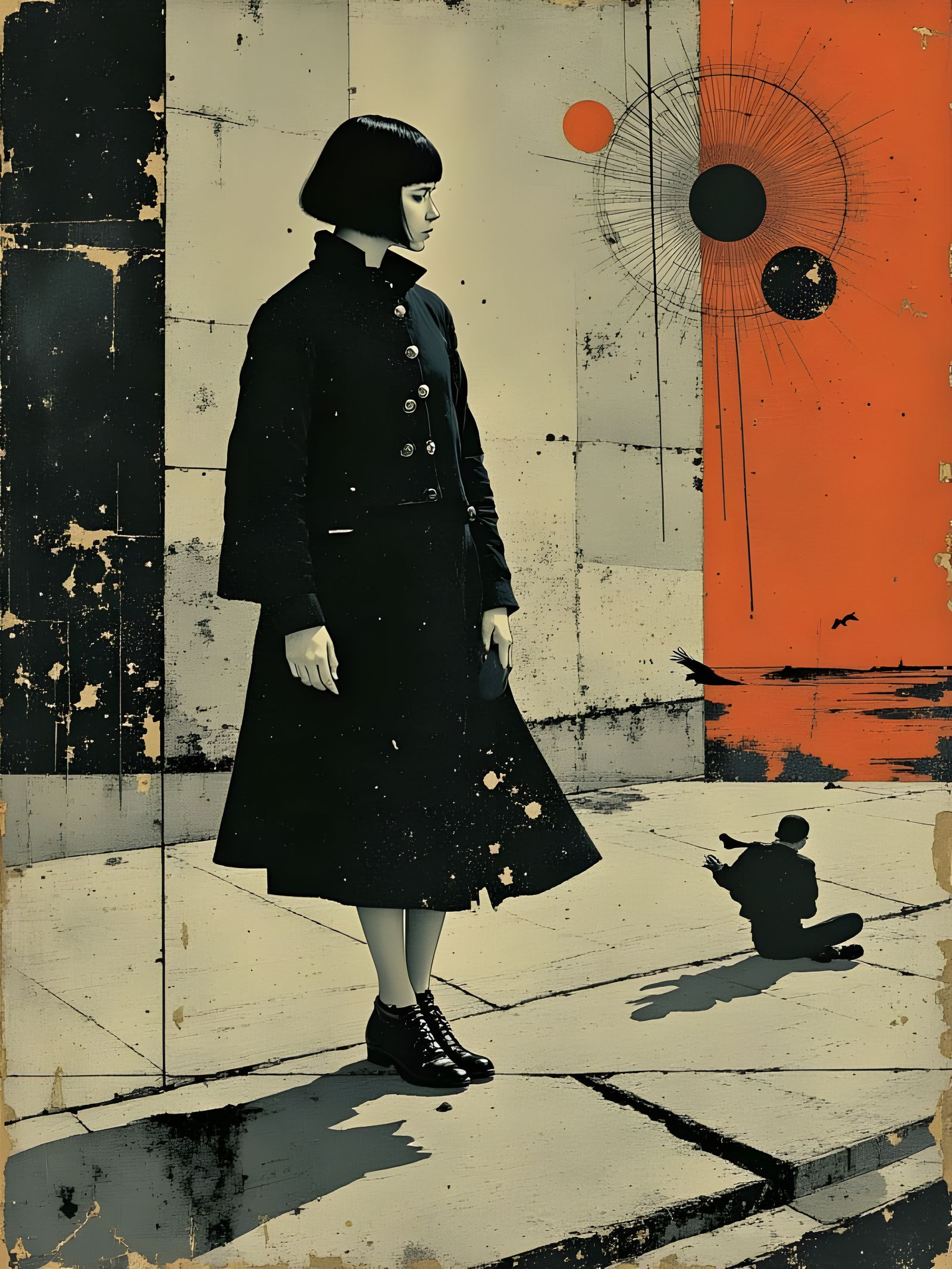 Man Walking Barefoot Across Unanswered Questions