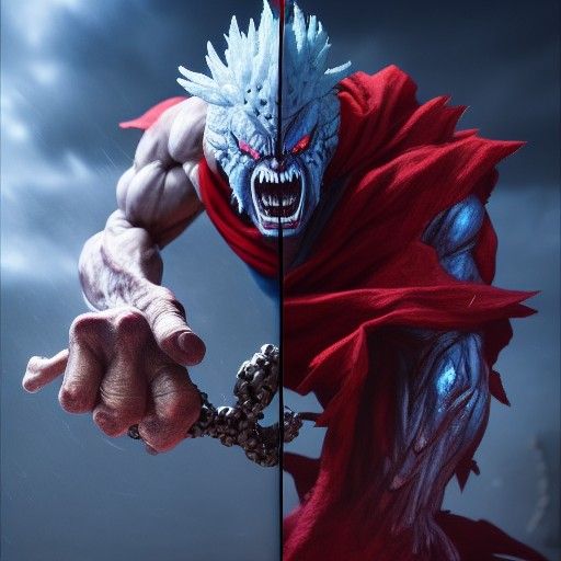 Spawn Akuma Hyperreal Portrait in 3D