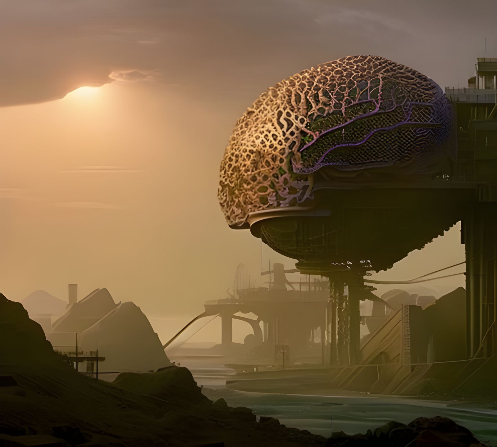 Deconstruction of the Human Brain in Industrial Style