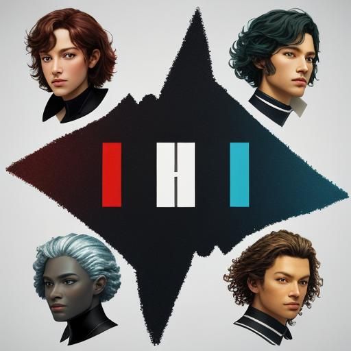 Colorful Abstract Composition in High Resolution