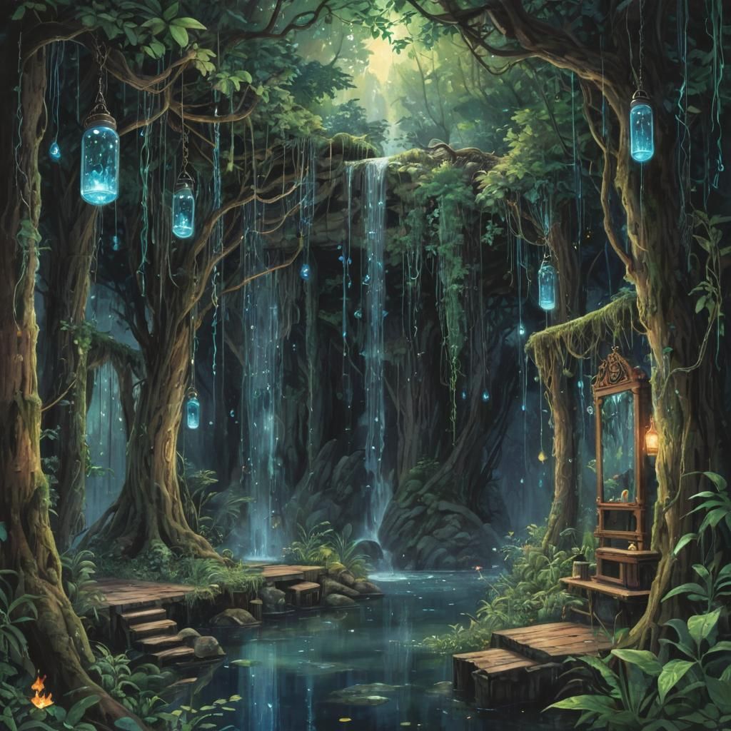 Magical, Cosmic, Forest Series - 4