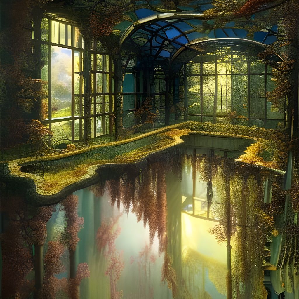 Hexagonal Glass Bridges with Fractal Dimensions