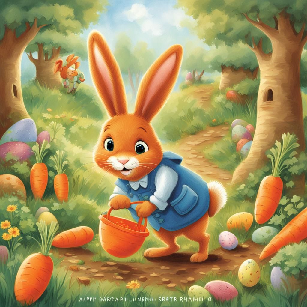 Candy Art Carrot Bunny's Easter Adventure