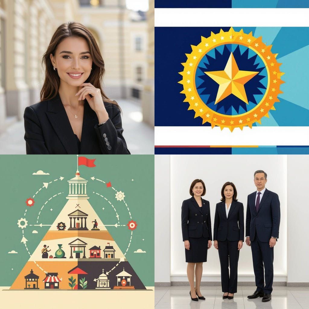 Social Structure Pyramid: From Commerce to State Power